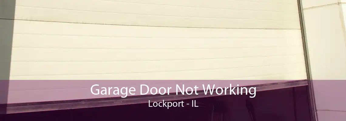 Garage Door Not Working Lockport - IL