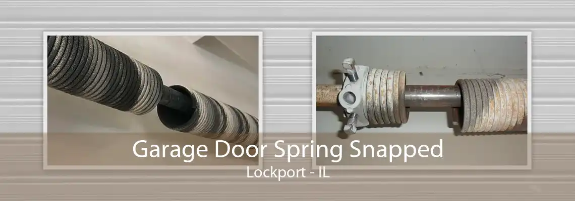 Garage Door Spring Snapped Lockport - IL