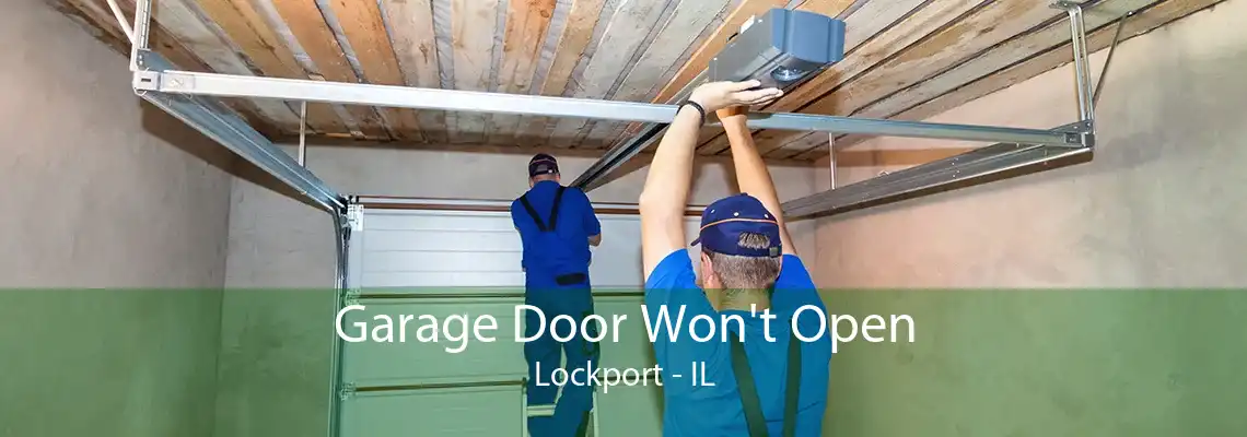 Garage Door Won't Open Lockport - IL