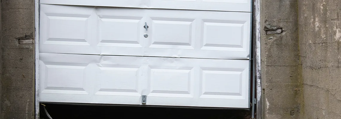 Garage Door Got Hit By A Car Dent Removal in Lockport, IL